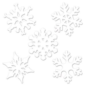 Decoratie sneeuwvlokken mini Decoratie sneeuwvlokken mini