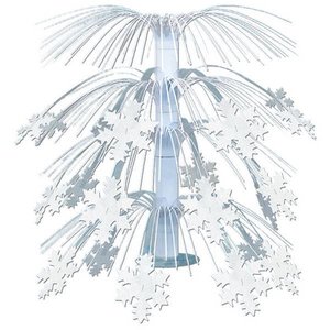 Tafeldecoratie met sneeuwvlokken luxe Tafeldecoratie met sneeuwvlokken luxe
