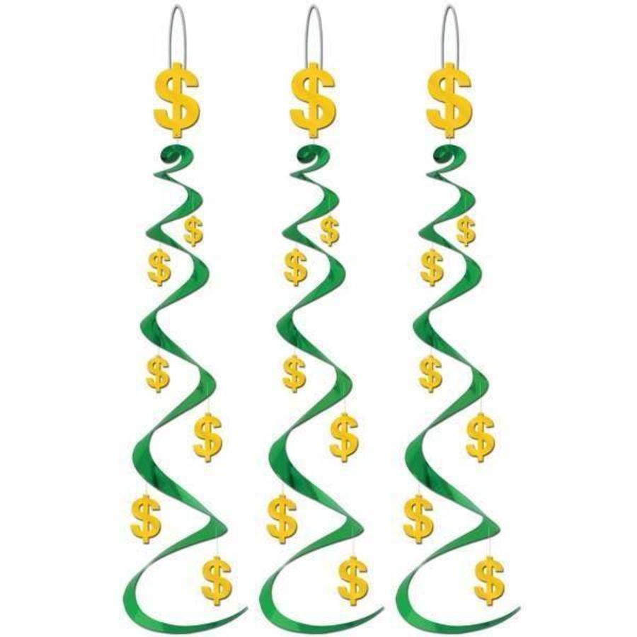 Hangdecoratie Whirls Dollar