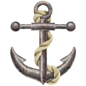 Decoratie anker groot Decoratie anker groot
