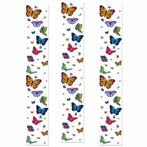 Party Panels Vlinders 3 stuks Party Panels Vlinders 3 stuks