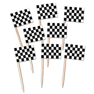 Prikkers Formule 1 finish 24 stuks Prikkers Formule 1 finish 24 stuks