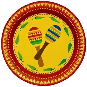 Bordjes Mexicaans 10 stuks Bordjes Mexicaans 10 stuks
