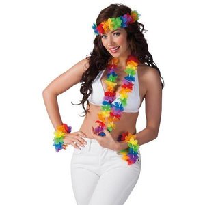 Hawaii kransen set 4-delig Hawaii kransen set 4-delig