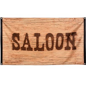 Gevelvlag Wild West saloon Gevelvlag Wild West saloon