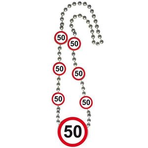 Ketting 50 jaar verkeersbord Ketting 50 jaar verkeersbord