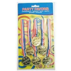 Medaille klein 6 stuks