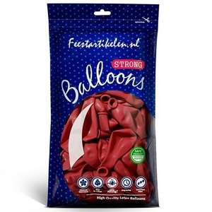 Ballonnen rood 100 stuks Ballonnen rood 100 stuks