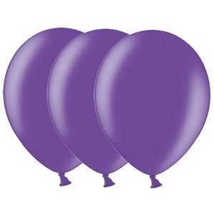 Metallic ballonnen donkerpaars 20 stuks
