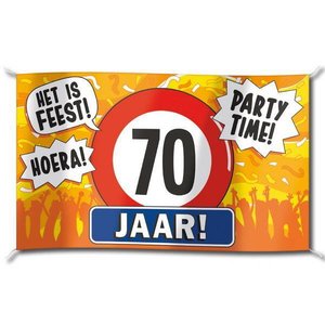 Vlag 70 jaar groot Vlag 70 jaar groot