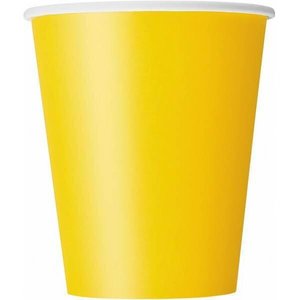 Bekertjes geel 8 stuks Bekertjes geel 8 stuks
