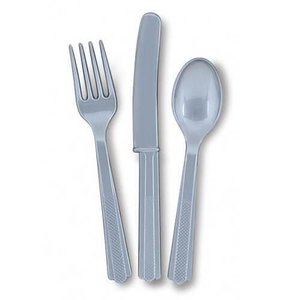 Bestek zilverkleurig 18 delig Bestek zilverkleurig 18 delig