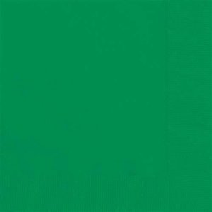 Servetten 33x33cm donkergroen 20 stuks Servetten 33x33cm donkergroen 20 stuks