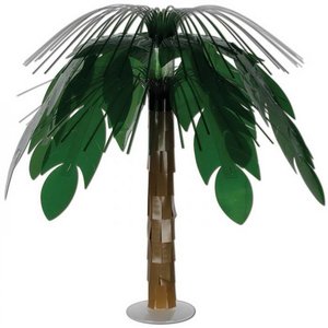 Tafeldecoratie tropische palmboom luxe Tafeldecoratie tropische palmboom luxe