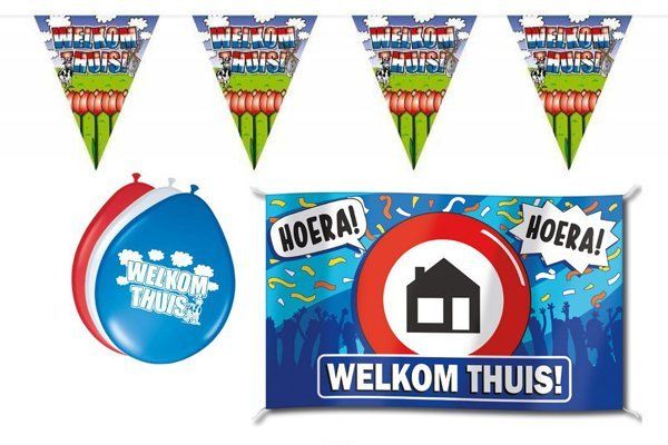 Welkom thuis versiering