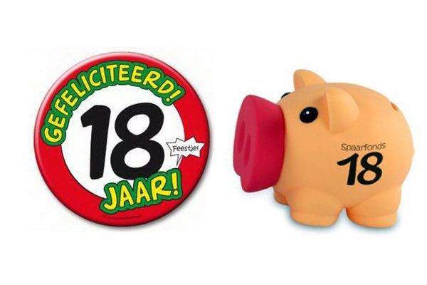 18 jaar cadeau