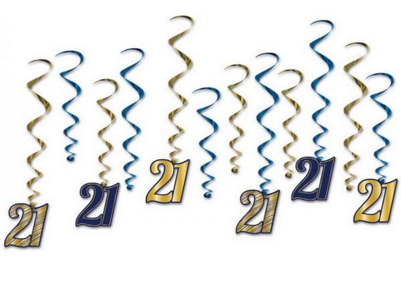 Verrassend 21 jaar verjaardag versiering - Ballonnen, slingers en decoraties CU-04