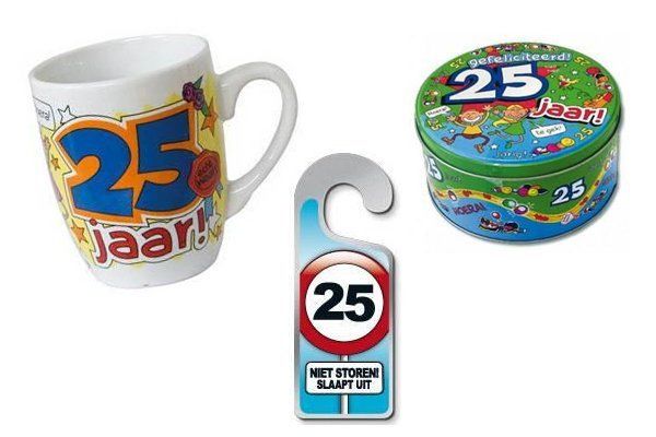 25 jaar cadeau