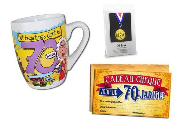 70 jaar cadeau
