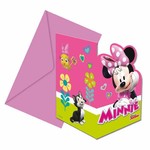 Uitnodigingskaartjes Minnie Mouse Op is Op