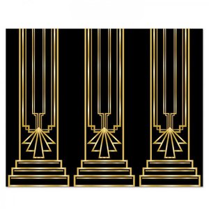 Wanddecoratie Jaren 20 zuilen