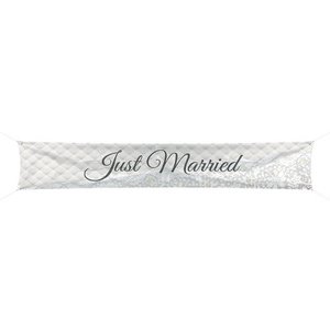 Spandoek Just Married groot Spandoek Just Married groot