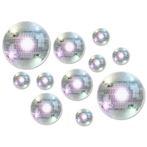 Decoraties discoballen 20 stuks Decoraties discoballen 20 stuks