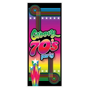 Deurposter Groovy 70's Party Deurposter Groovy 70's Party
