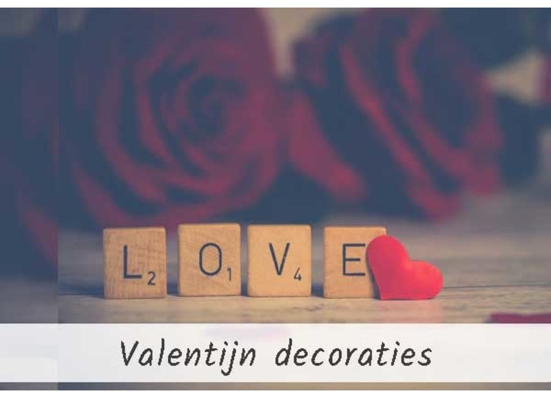 sturen steek Wig Valentijn versiering ,slingers en decoraties - Prachtig assortiment -  Feestartikelen.be - Feestartikelen.be