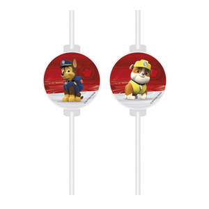 Rietjes Paw Patrol 4 stuks Rietjes Paw Patrol 4 stuks