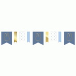 Slinger Nijntje luxe blauw-goud