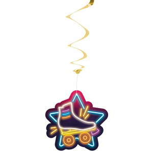 Hangdecoratie DISCO FEVER 2 stuks Hangdecoratie DISCO FEVER 2 stuks