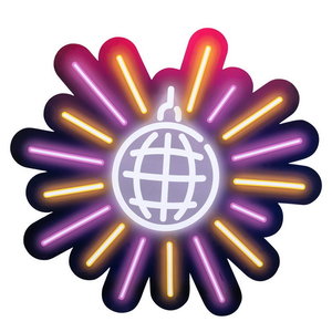 Decoraties DISCO FEVER 3 stuks Decoraties DISCO FEVER 3 stuks