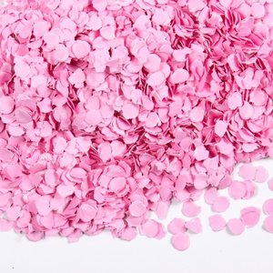 Confetti 100 gram lichtroze Confetti 100 gram lichtroze