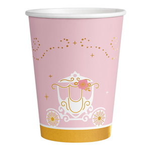 Bekertjes  Prinsessen koets 8 stuks Bekertjes  Prinsessen koets 8 stuks