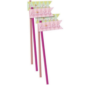 Rietjes Prinses Party 6 stuks