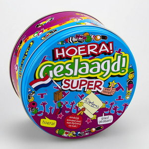 Snoep koekjestrommel Geslaagd Snoep koekjestrommel Geslaagd