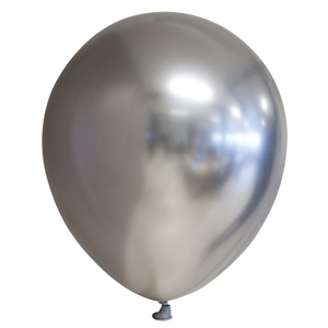 Chrome ballonnen zilverkleurig 10 stuks Chrome ballonnen zilverkleurig 10 stuks