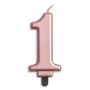 Kaars 1 jaar rosé luxe Kaars 1 jaar rosé luxe