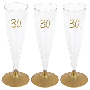 Party Proost glas 30 jaar 6 stuks Party Proost glas 30 jaar 6 stuks