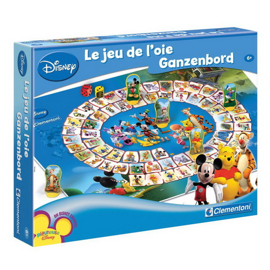 Verkeerd zij is plank Ganzenbord Disney van Clementoni - Gezelschapsspel voor jong en oud -  Feestartikelen.be