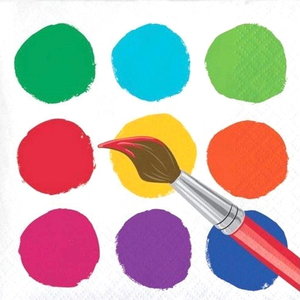 Servetten Knutselen klein 16 stuks Servetten Knutselen klein 16 stuks