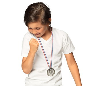 Medaille goud zilver brons 3 stuks Medaille goud zilver brons 3 stuks