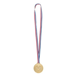 Medaille goud zilver brons 3 stuks Medaille goud zilver brons 3 stuks