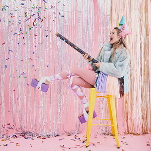 Hoedjes Happy Birthday pastel 6 stuks Hoedjes Happy Birthday pastel 6 stuks