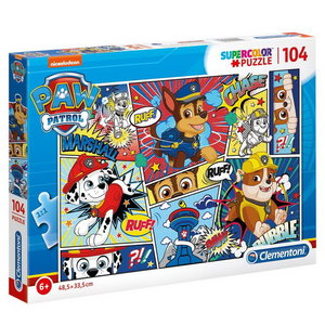 Puzzel Paw Patrol Action 104 stukjes Puzzel Paw Patrol Action 104 stukjes