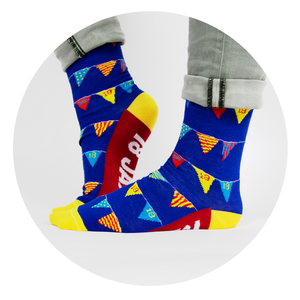 Sokken 18 jaar gekleurd Sokken 18 jaar gekleurd