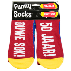 Sokken 50 jaar gekleurd Sokken 50 jaar gekleurd