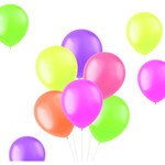 Ballonnen neon gekleurd 10 stuks 30cm