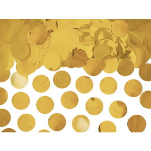 Confetti goudkleurig 15 gram Confetti goudkleurig 15 gram